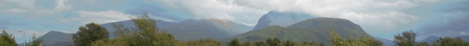 Ben Nevis from Banavie (Northwest)